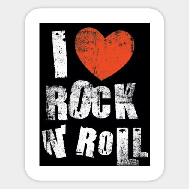 Rock and roll Sticker by jopett